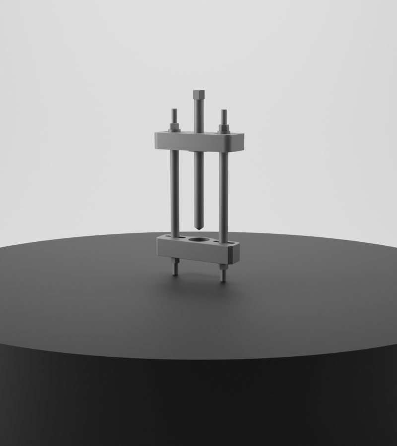 King Pin Remover at Plant with fixture
